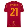 Maglia ufficiale AS Roma Dybala 21 Casa 2023-24 per Bambino